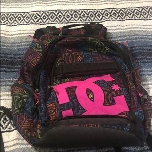 DC skateboard brand back pack
